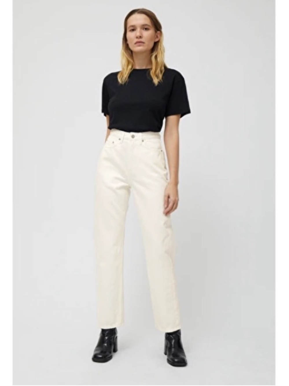 Weekday ‘Rowe’ High waist straight leg jeans 25x30